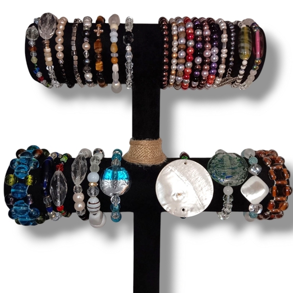 Stretch Bracelet Jewelry Lot - Picture 2 of 2